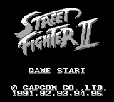 Street Fighter II (Japan) Title Screen
